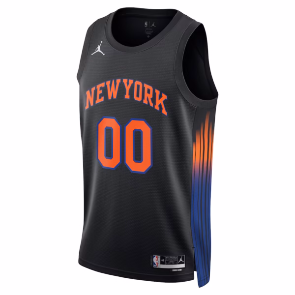 8 New York Knicks Black Jersey