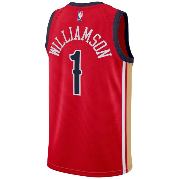 8 New Orleans Pelicans Zion Williamson Red Jersey