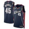  Cleveland Cavaliers #45 Donovan Mitchell Black 2025/26 Hardwood Classics Jersey