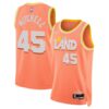 Cleveland Cavaliers #45 Donovan Mitchell Orange 202526 Swingman City Edition Jersey Cleveland Cavaliers #45 Donovan Mitchell Orange 2025/26 Swingman City Edition Jersey