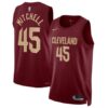 Cleveland Cavaliers #45 Donovan Mitchell Wine Swingman Icon Edition Jersey