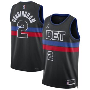 Detroit Pistons Cade Cunningham Black Jersey Detroit Pistons Cade Cunningham Black Jersey