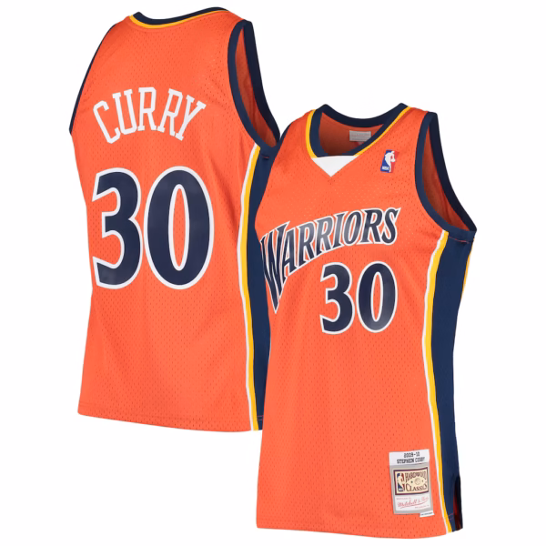 Golden State Warriors Stephen Curry Orange Jersey Golden State Warriors Stephen Curry Orange Jersey