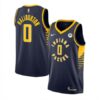 Indiana Pacers #0 Tyrese Haliburton Black Basketball Jersey Indiana Pacers #0 Tyrese Haliburton Black Basketball Jersey