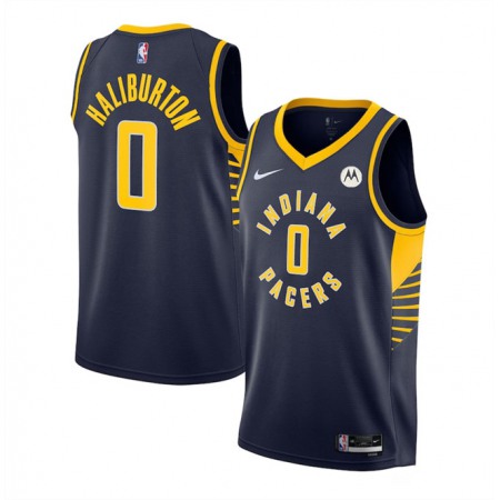 Indiana Pacers #0 Tyrese Haliburton Black Basketball Jersey Indiana Pacers #0 Tyrese Haliburton Black Basketball Jersey