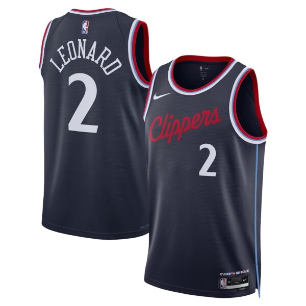 LA Clippers Kawhi Leonard Navy Jersey LA Clippers Kawhi Leonard Navy Jersey