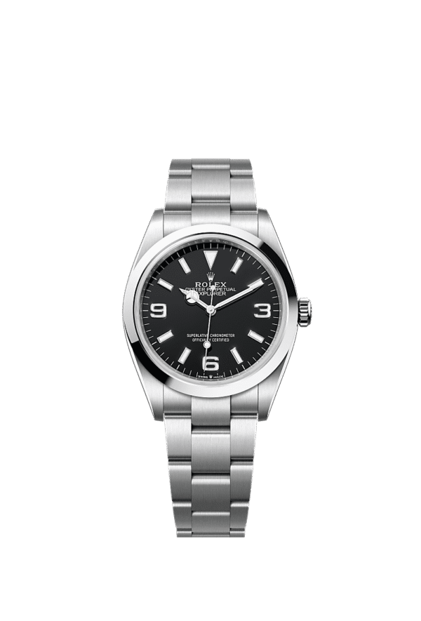 M124270-0001 Rolex Oyster Perpetual Explorer 36mm Oystersteel Automatic Watch