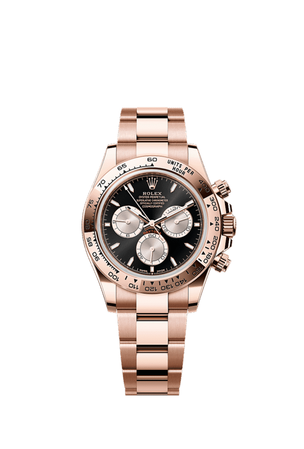 M126505-0001 Rolex Cosmograph Daytona 18K Everose Gold Oyster Solid Link Bracelet Automatic Watch
