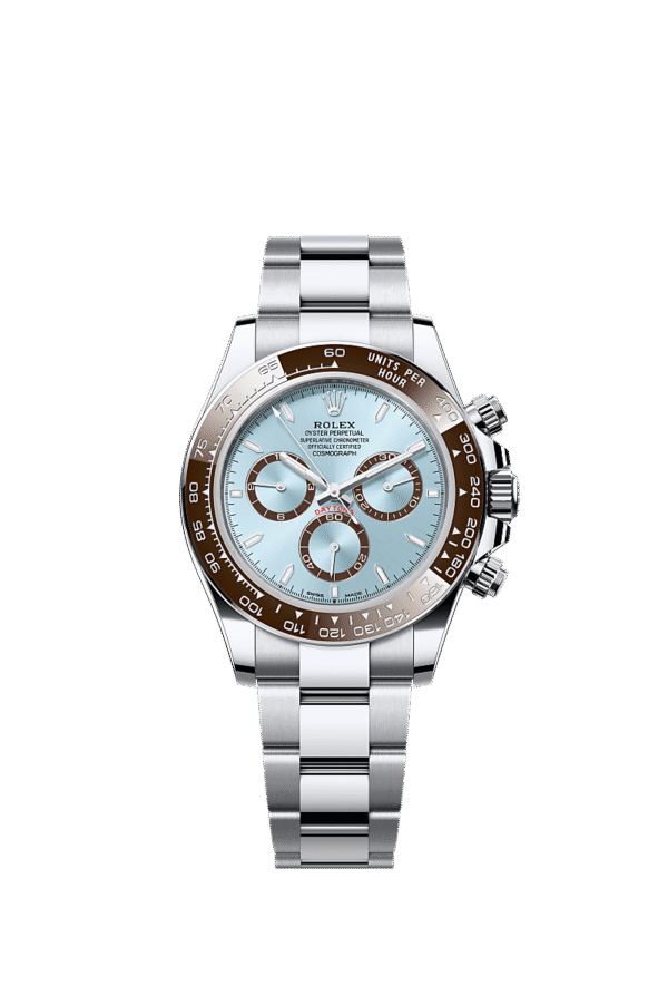 Rolex Cosmograph Daytona 950 Platinum Ice Blue Dial Oyster Solid Link Bracelet Automatic Watch