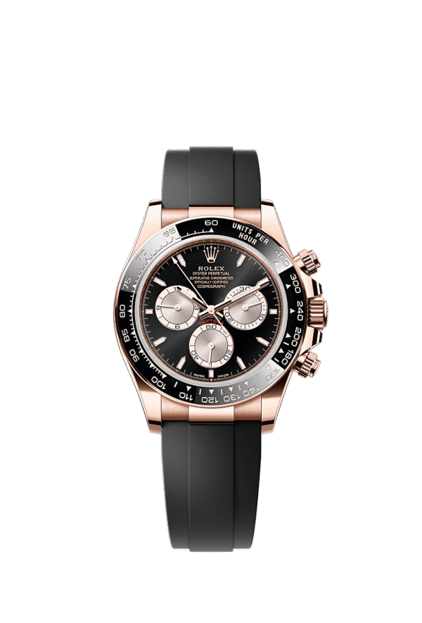 Rolex Cosmograph Daytona 18K Everose Gold Oysterflex Bracelet Automatic Watch
