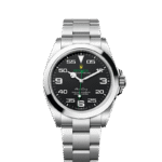Rolex Air-King Stainless Steel Automatic Mechanical Wristwatch