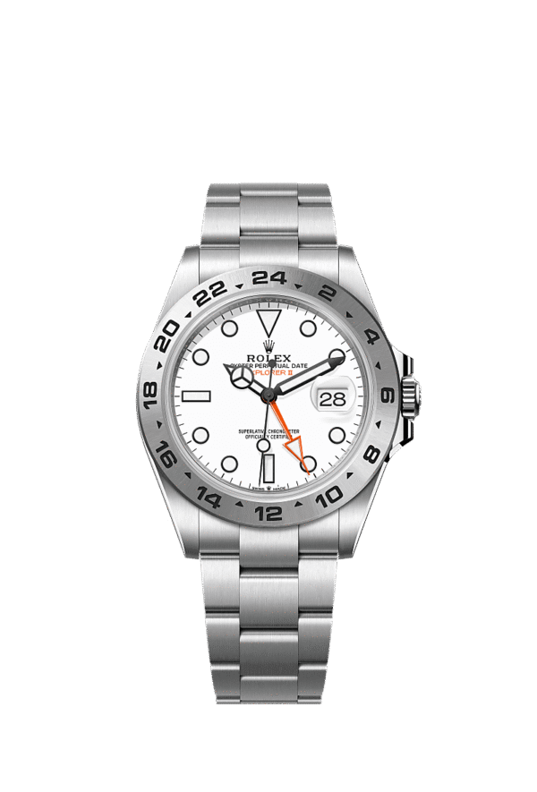 M226570-0001 Rolex Explorer II 42mm Oystersteel 24-Hour Fixed Bezel Automatic Watch