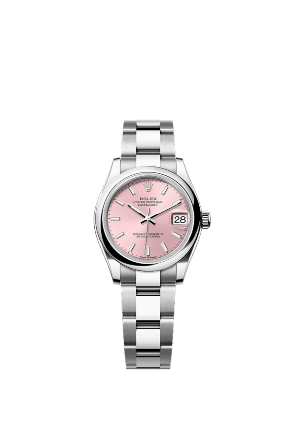 M278240-0007 Rolex Datejust 31mm 904L Oystersteel Smooth Bezel Oyster Bracelet Ladies Automatic Watch