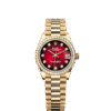M278288RBR-0041 Rolex Datejust 31mm 18K Yellow Gold Round Diamond Bezel Ladies Automatic Watch