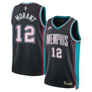 Memphis Grizzlies Ja Morant Black Jersey