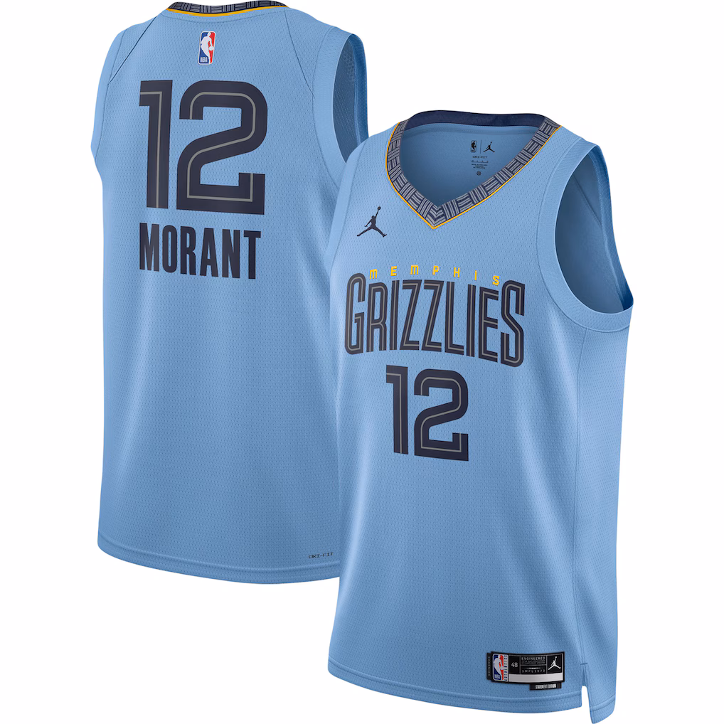 Memphis Grizzlies Ja Morant Blue Jersey