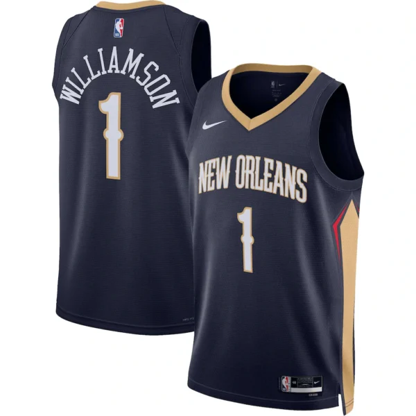 New Orleans Pelicans Zion Williamson Navy Jersey