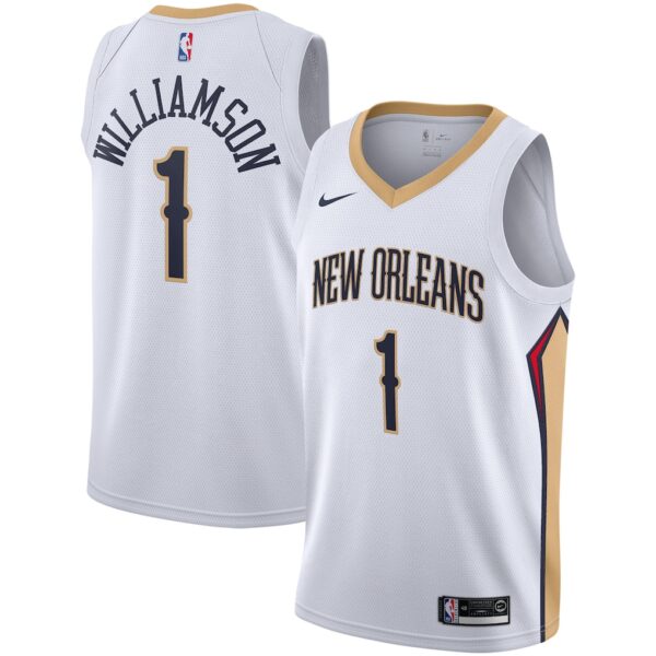 New Orleans Pelicans Zion Williamson White Jersey