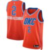 Oklahoma City Thunder Shai Gilgeous-Alexander Orange Jersey Oklahoma City Thunder Shai Gilgeous-Alexander Orange Jersey