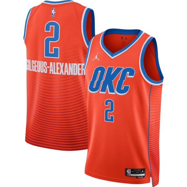 Oklahoma City Thunder Shai Gilgeous-Alexander Orange Jersey Oklahoma City Thunder Shai Gilgeous-Alexander Orange Jersey