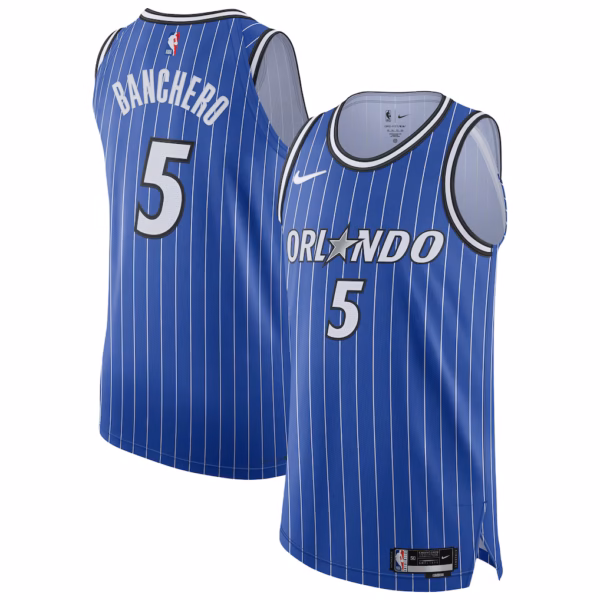 Orlando Magic Paolo Banchero Blue Jersey Orlando Magic Paolo Banchero Blue Jersey