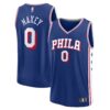 Philadelphia 76ers Tyrese Maxey blue jersey