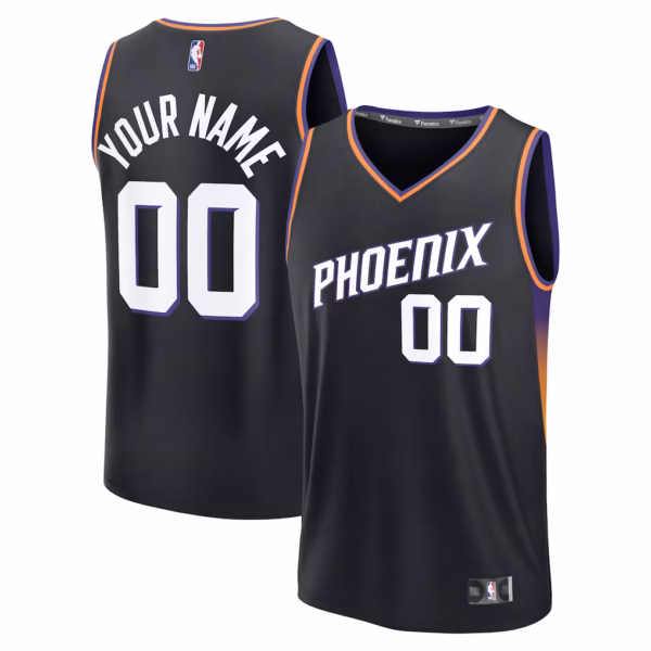 Phoenix Suns Black Jersey-2 Phoenix Suns Black Jersey-1