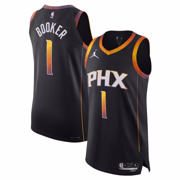 Phoenix Suns Devin Booker Black Jersey- Phoenix Suns Devin Booker Black Jersey-2