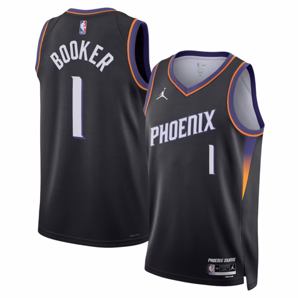Phoenix Suns Devin Booker Black Jersey Phoenix Suns Devin Booker Black Jersey-1