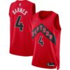 Toronto Raptors Scottie Barnes Red Jersey Toronto Raptors Scottie Barnes Red Jersey