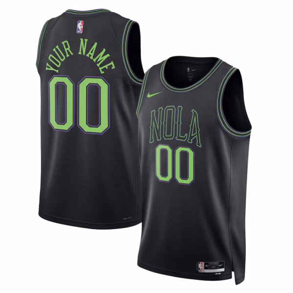 black New Orleans Pelicans Black Jersey