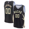 black Milwaukee Bucks Black Jersey