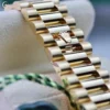 Rolex Day-Date 36mm 18K Yellow Gold Round Diamond Bezel President Bracelet Automatic Watch