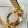 Rolex Day-Date 36mm 18K Yellow Gold Baguette Diamond Bezel President Bracelet Automatic Watch
