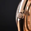 Rolex Day-Date 36mm 18K Everose Gold Fluted Bezel President Bracelet Automatic Watch