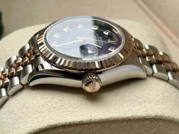 mmexport1773985426287 Rolex Datejust 31mm Two-Tone Everose Gold Fluted Bezel Ladies Automatic Watch