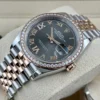 mmexport1774009631112 Rolex Datejust 36mm Two-Tone Everose Gold Round Diamond Bezel Automatic Watch