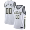white Milwaukee Bucks White Jersey